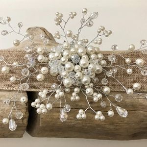 Crystal Pearl Hair Comb